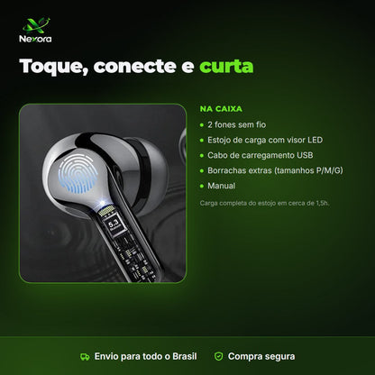 Fone Bluetooth – o que vem na caixa