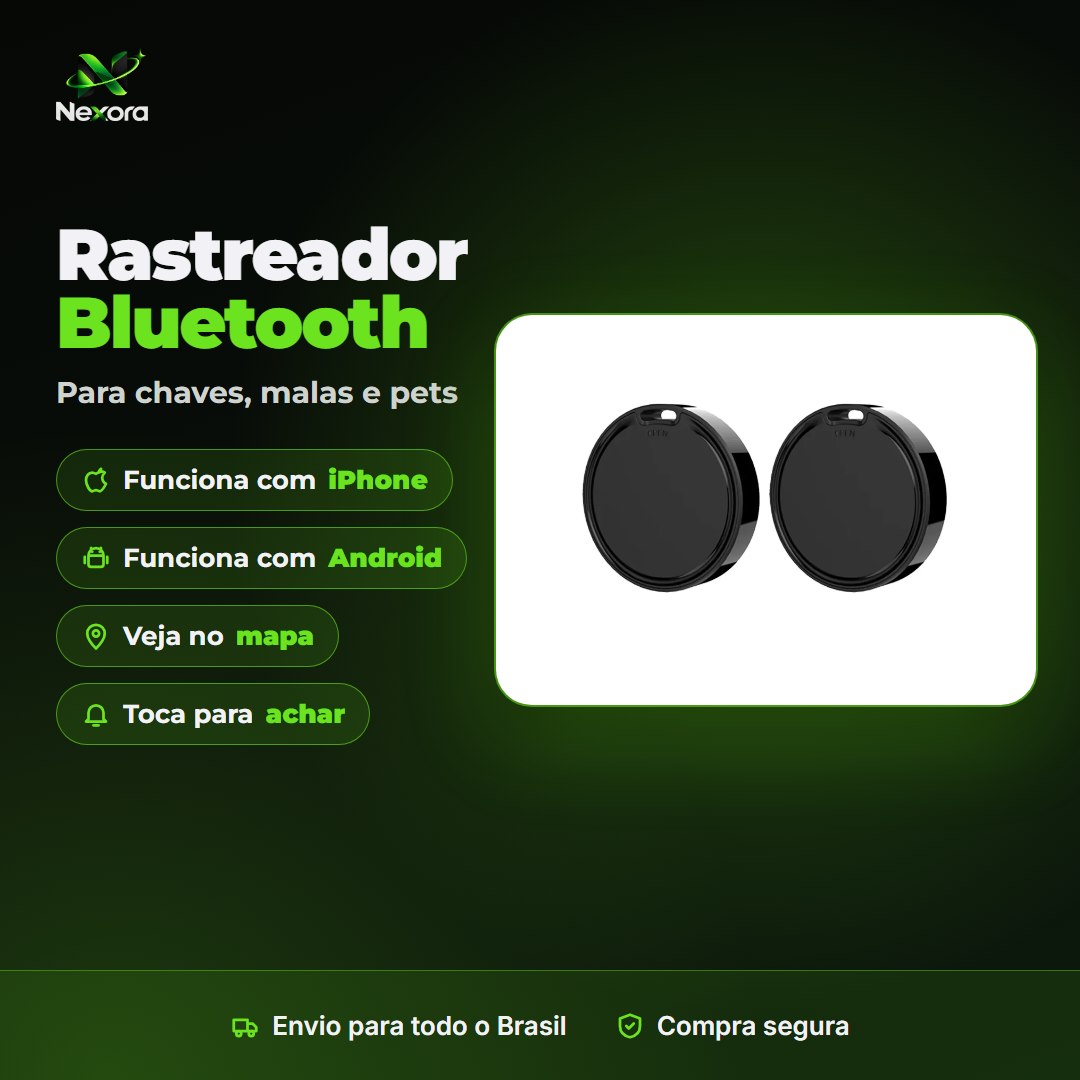 Rastreador Bluetooth para iPhone e Android